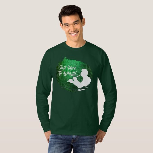 Gerade hier die Hülsen-Shirt der Männer pfeifen T-Shirt (Vorne ganz)