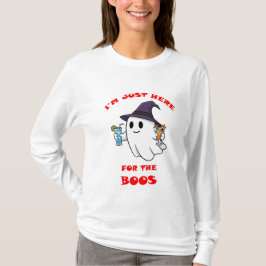 Gerade hier für Boos - Funny Ghost Halloween Pa T-Shirt