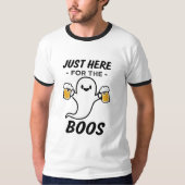 Gerade hier für das Halloween-Shirt Bier der Boos T-Shirt (Vorderseite)