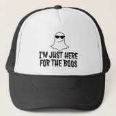Gerade hier für den BOOS Halloween Trucker Hat Truckerkappe (Vorderseite)