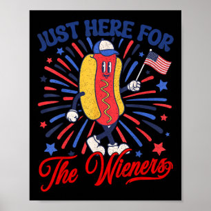 Gerade hier für die Dackeln 4. Juli Hot Dog 2 Poster