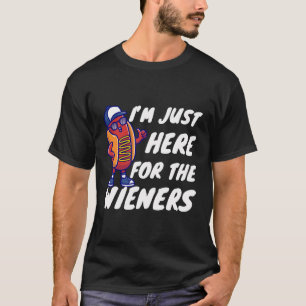 Gerade hier für die Dackeln Shirt Hot Dog Funny 4t