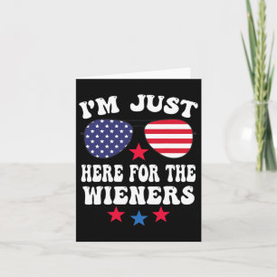 Gerade hier für die Dackeln Sungles American Flag Karte