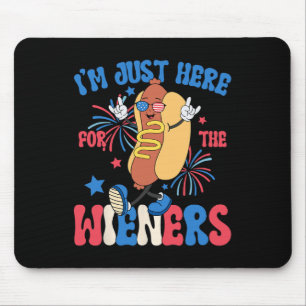 Gerade hier für die Weiners 4. Juli Funny Hot Do Mousepad