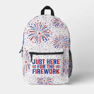 Gerade hier für Feuerwerke lustig für ein Paar Bedruckter Rucksack