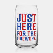 Gerade hier für Feuerwerke lustig für ein Paar Dosenglas (Vorderseite)