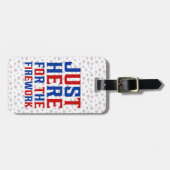 Gerade hier für Feuerwerke lustig für ein Paar Gepäckanhänger (Vorderseite horizontal)