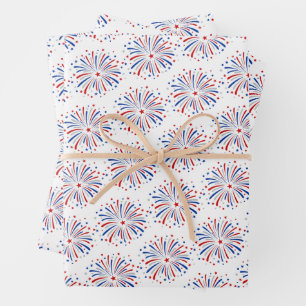 Gerade hier für Feuerwerke lustig für ein Paar Geschenkpapier Set