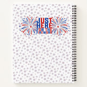 Gerade hier für Feuerwerke lustig für ein Paar Notizblock (Rückseite)