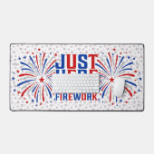 Gerade hier für Feuerwerke lustig für ein Paar Schreibtischunterlage (Tastatur & Maus)