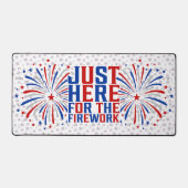 Gerade hier für Feuerwerke lustig für ein Paar Schreibtischunterlage (Vorderseite)