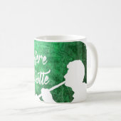 Gerade hier Tasse pfeifen - Grün (VorderseiteRechts)