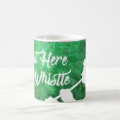 Gerade hier Tasse pfeifen - Grün (Mittel)