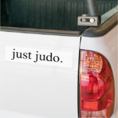 Gerade Judo Autoaufkleber (Auf Lkw)