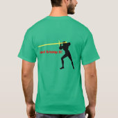 Gerade Krump es! T-Shirt (Rückseite)