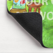 Gerade Kunst-Mausunterlage $14,95 Mousepad (Ecke)