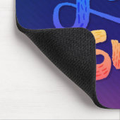 Gerade Lächeln Mousepad (Ecke)