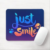 Gerade Lächeln Mousepad (Mit Mouse)