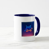 Gerade Lächeln Tasse (VorderseiteRechts)