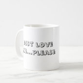 gerade Liebe ich… bitte, mr.willow Kaffeetasse (Vorderseite Links)