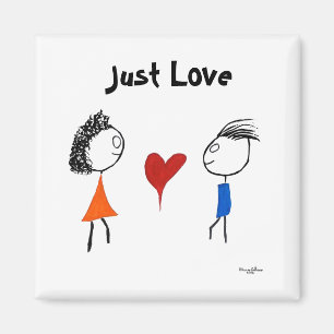 Gerade Liebe Magnet