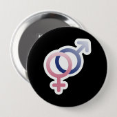 GERADE LIEBE-SYMBOLE BUTTON (Vorne & Hinten)