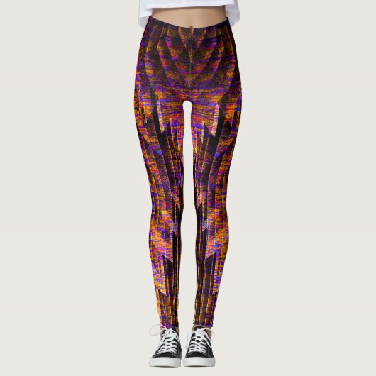 Gerade Linien Leggings (Vorderseite)