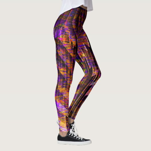 Gerade Linien Leggings (Rechts)