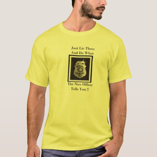 Gerade Lüge dort und tun T-Shirt (Vorderseite)