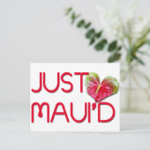 Gerade Maui'd Postkarte (Stehend Vorderseite)