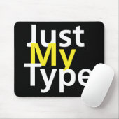 Gerade meine Art Mousepad (Mit Mouse)
