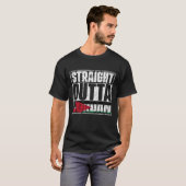 Gerade Outta Jordan Flag T-Shirt (Vorne ganz)