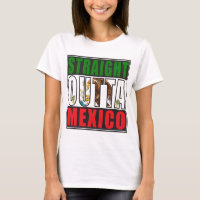 Gerade Outta Mexiko Flagge