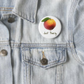 Gerade pfirsichfarben button (Beispiel)
