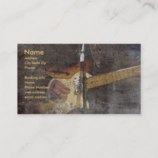 Gerade Pickin Visitenkarte (Vorderseite)