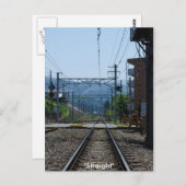 Gerade - Postkarte (Vorne/Hinten)