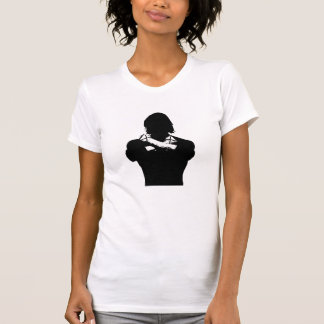 Gerade Rand-Silhouette T-Shirt