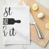 Gerade Rolle mit ihr | Mehl-Sack Geschirrtuch (Viertel Falte)