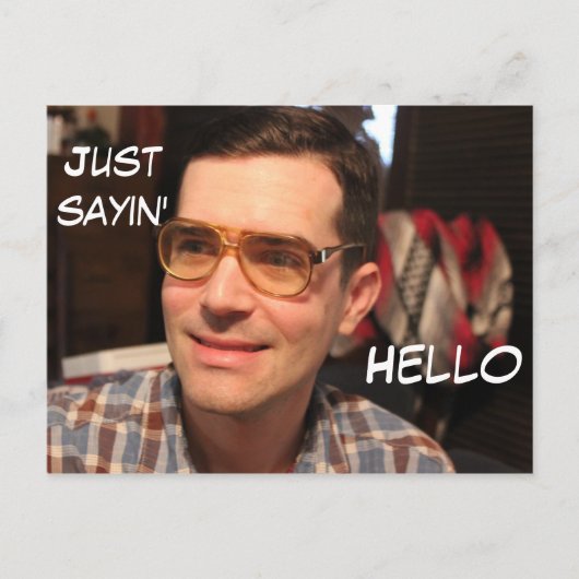 Gerade Sayin A Spaßpostkarte Feiertagspostkarte (Vorderseite)