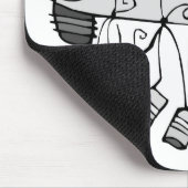 Gerade schleppende Dosen des verheirateten Autos Mousepad (Ecke)