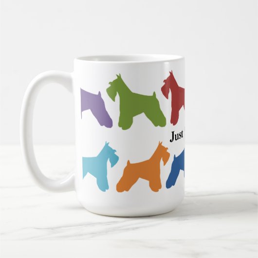Gerade Schnauzers Kaffeetasse (Links)