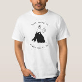 Gerade Schwingen oben T-Shirt (Vorderseite)