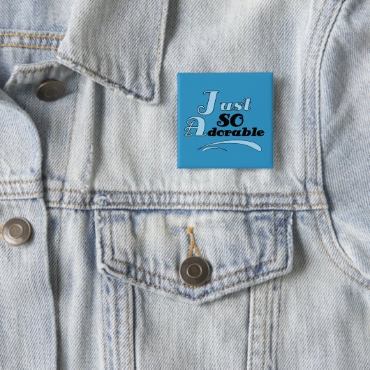 Gerade so entzückend button (Beispiel)
