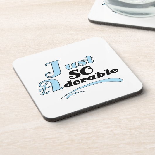 Gerade so entzückend getränkeuntersetzer (Linke Seite)