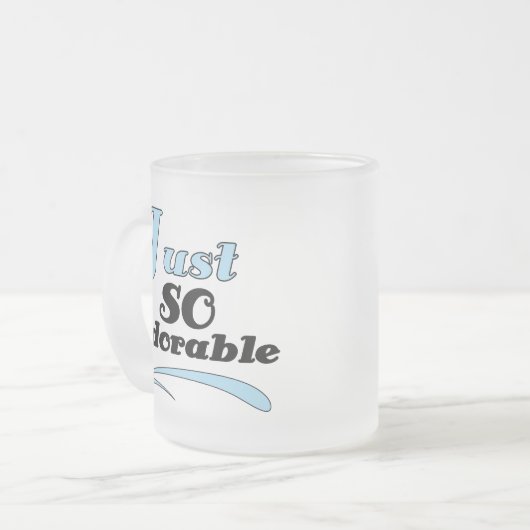 Gerade so entzückend mattglastasse (Vorderseite Links)