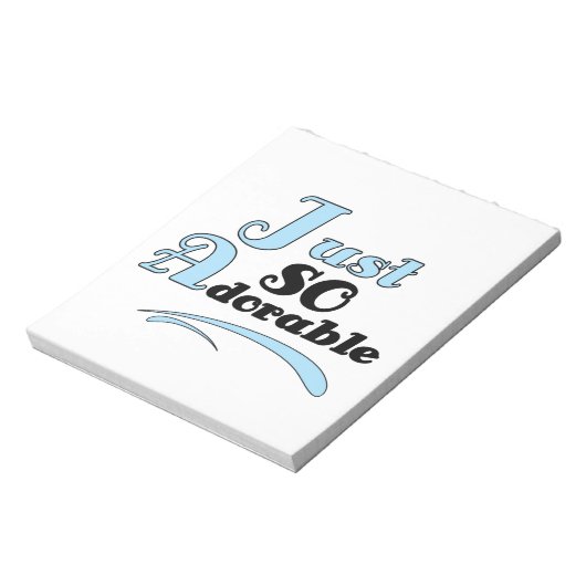 Gerade so entzückend notizblock (Rotiert)