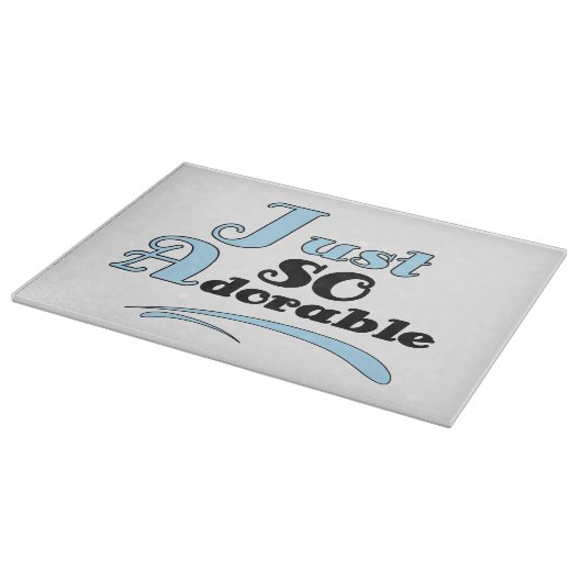 Gerade so entzückend schneidebrett (Ecke)