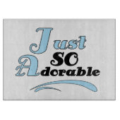 Gerade so entzückend schneidebrett (Vorderseite)