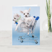 Gerade Sprichwort hallo Karte (Vorderseite)