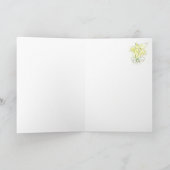 Gerade Sprichwort-hallo leere Karte (Innenseite)